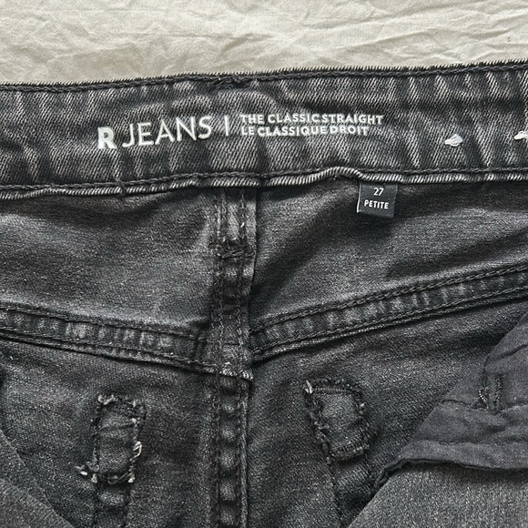 Reitman’s lightly worn black straight jeans - Picture 2 of 3